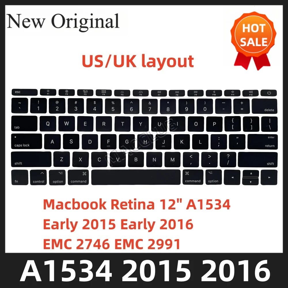 Клавиши для MacBook Retina 12" UK Layout