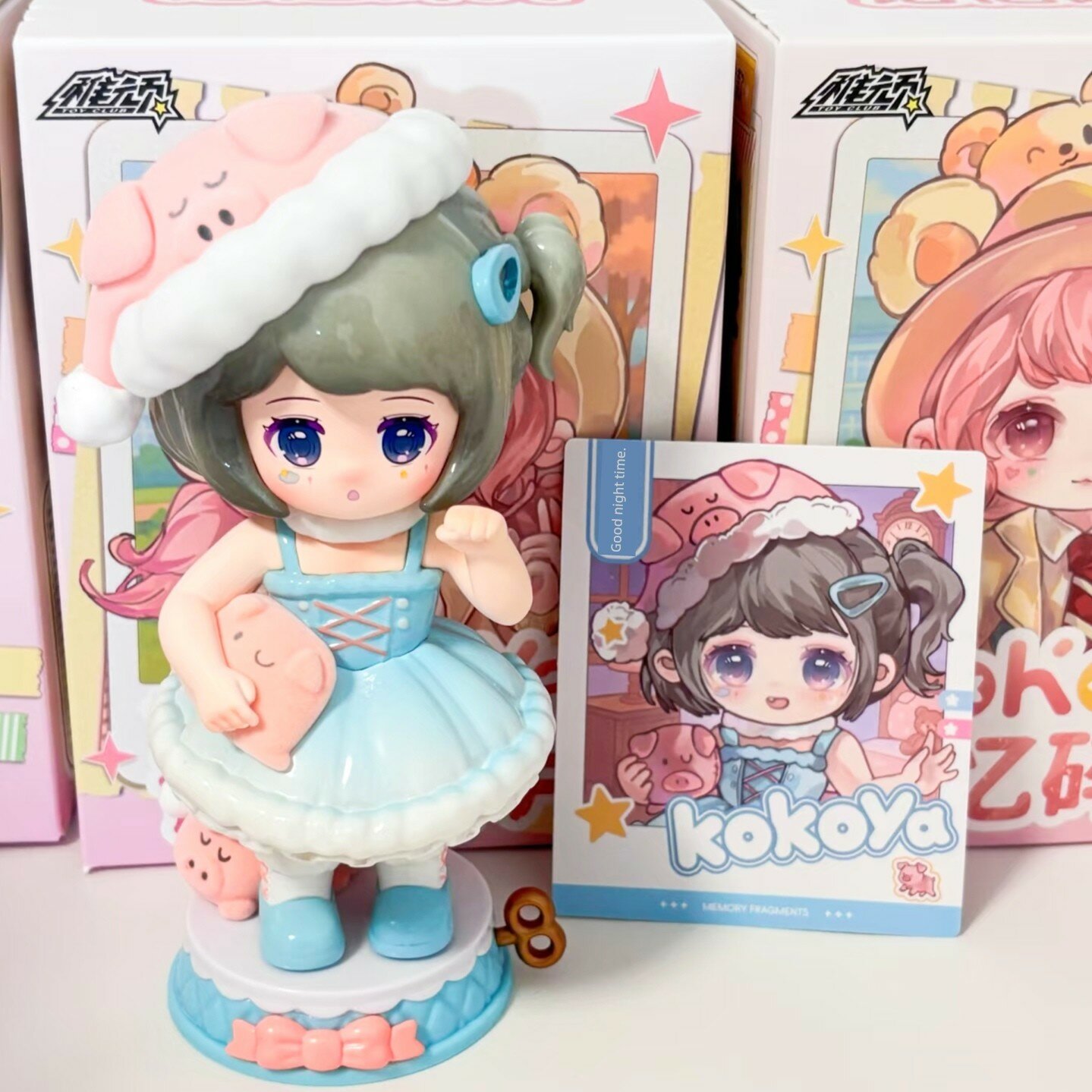 Слепой бокс KOKOYA серии Memory Fragment, фигурка 'Время сна', случайная коллекция аниме-фигурок для девочек