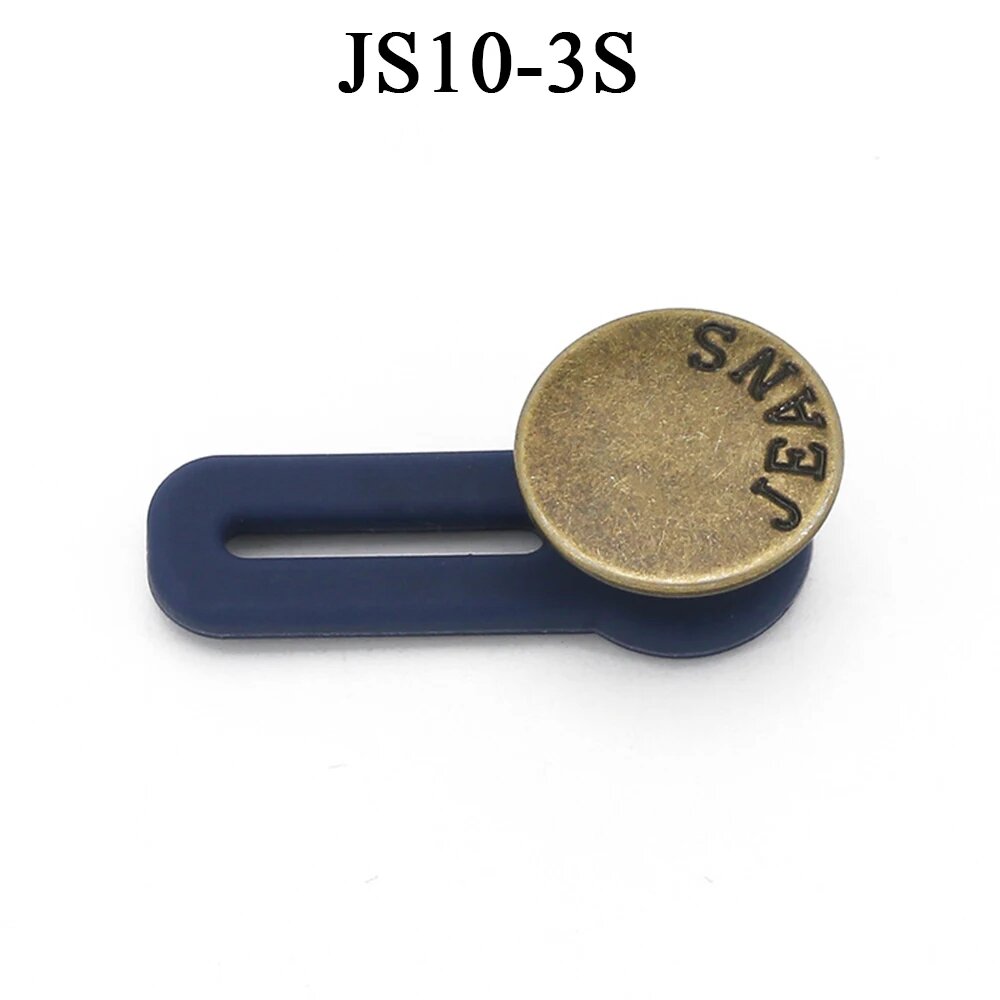 Удлинитель пуговицы для джинсов JS10-3S, темно-синий