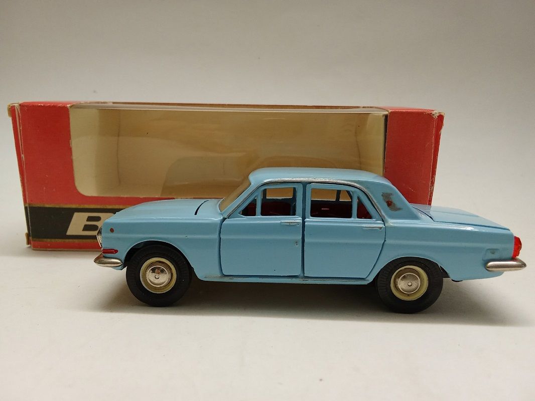 Модель авто 1:43 Волга ГАЗ 24 А 14 Сделано в СССР в коробке