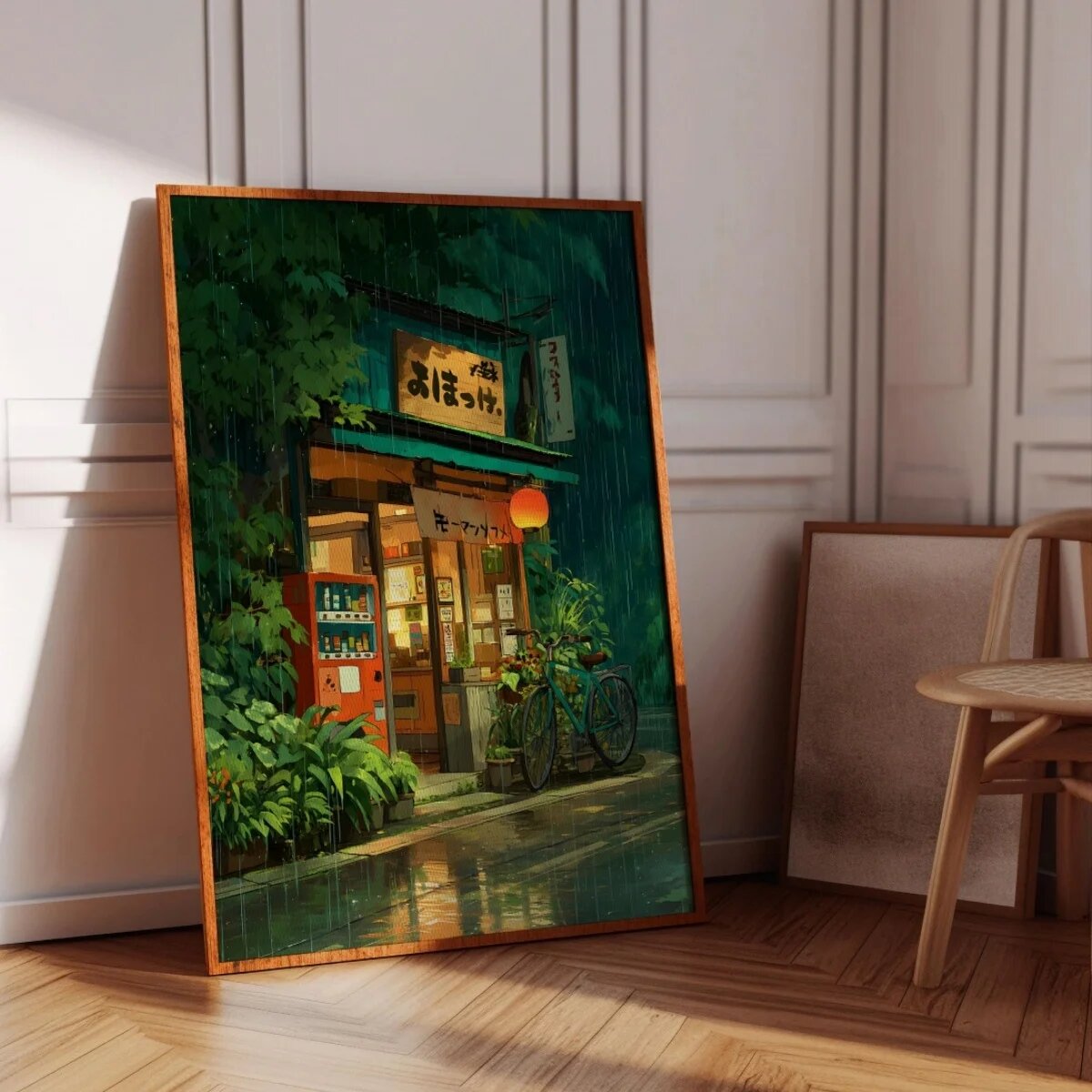 Печать на холсте аниме Ghibli для дома 20x30cm unframed