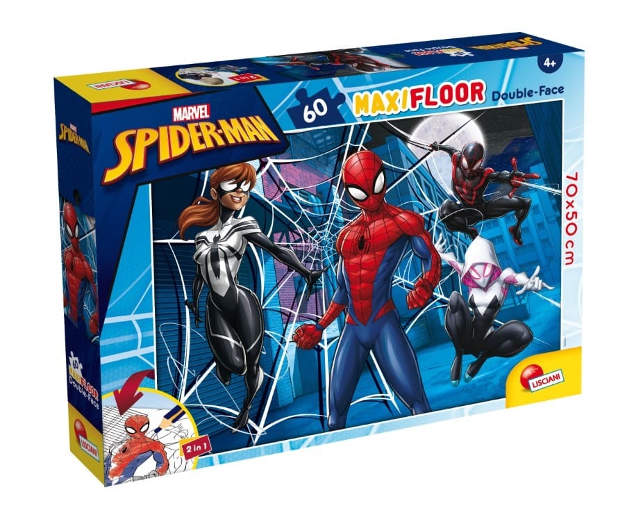 Пазл Lisciani Spiderman, двусторонний, 60 элементов