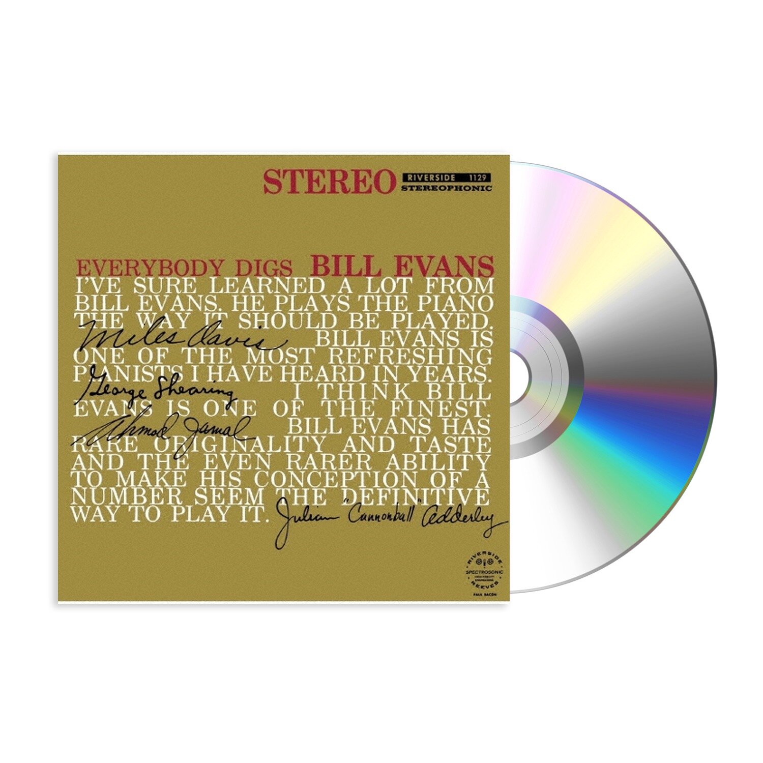 Музыка CD Bill Evans (Piano) - Everybody Digs Bill Evans