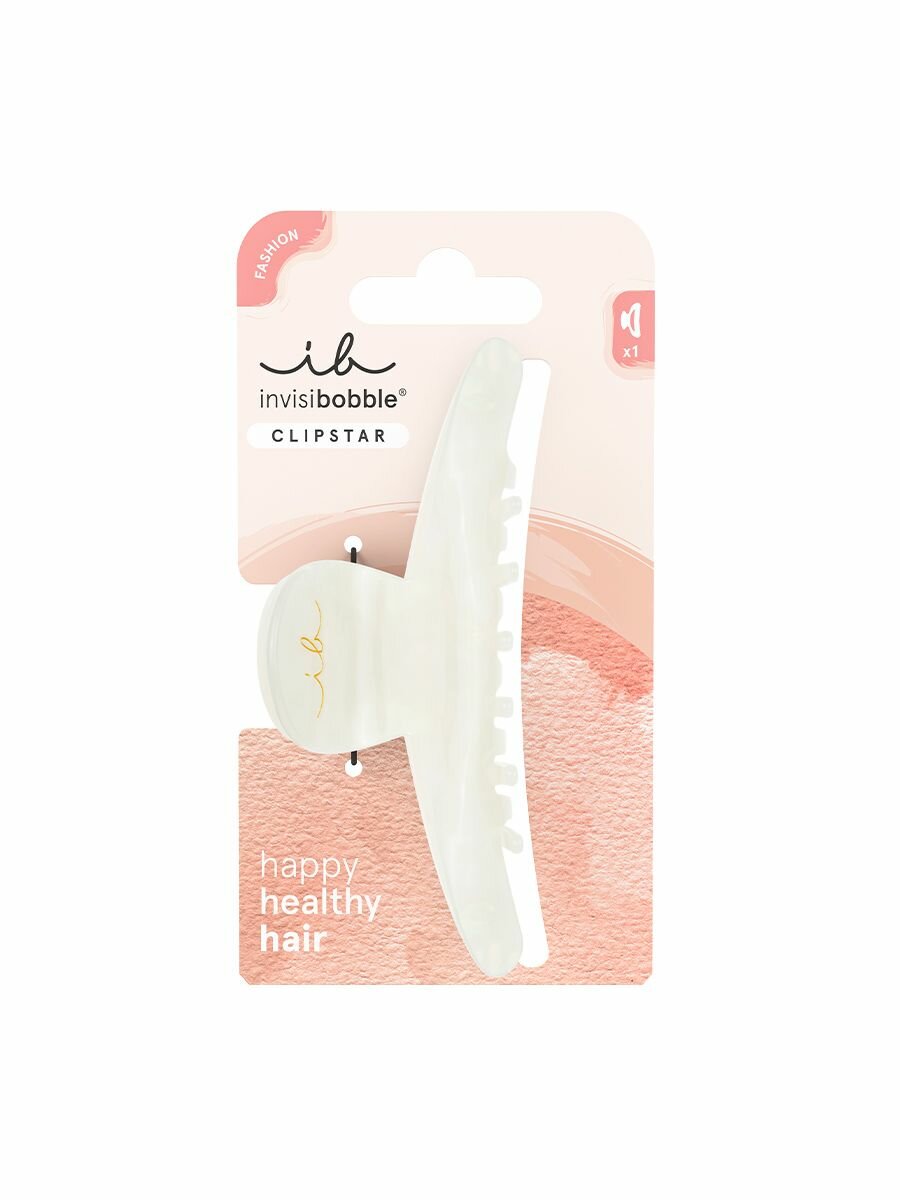 INVISIBOBBLE CLIPSTAR Clawdia Tortoise, Заколка-крабик CLIPSTAR Clawdia Tortoise (размер L)