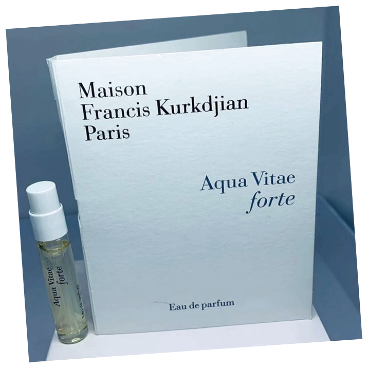 Проба парфюма Maison Francis Kurkdjian Aqua Vitae Forte 2 / Парфюмерная вода Мейсон Франсис Куркджан Аква Вита Форте миниатюра