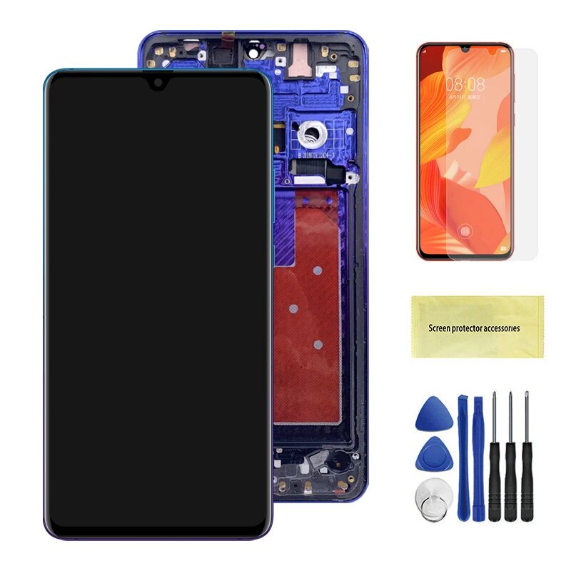 OLED для Huawei Mate 20, ЖК-дисплей, дигитайзер сенсорного экрана с рамкой для Huawei HMA-L09 HMA-L29 HMA-AL00, замена ЖК-дисплея