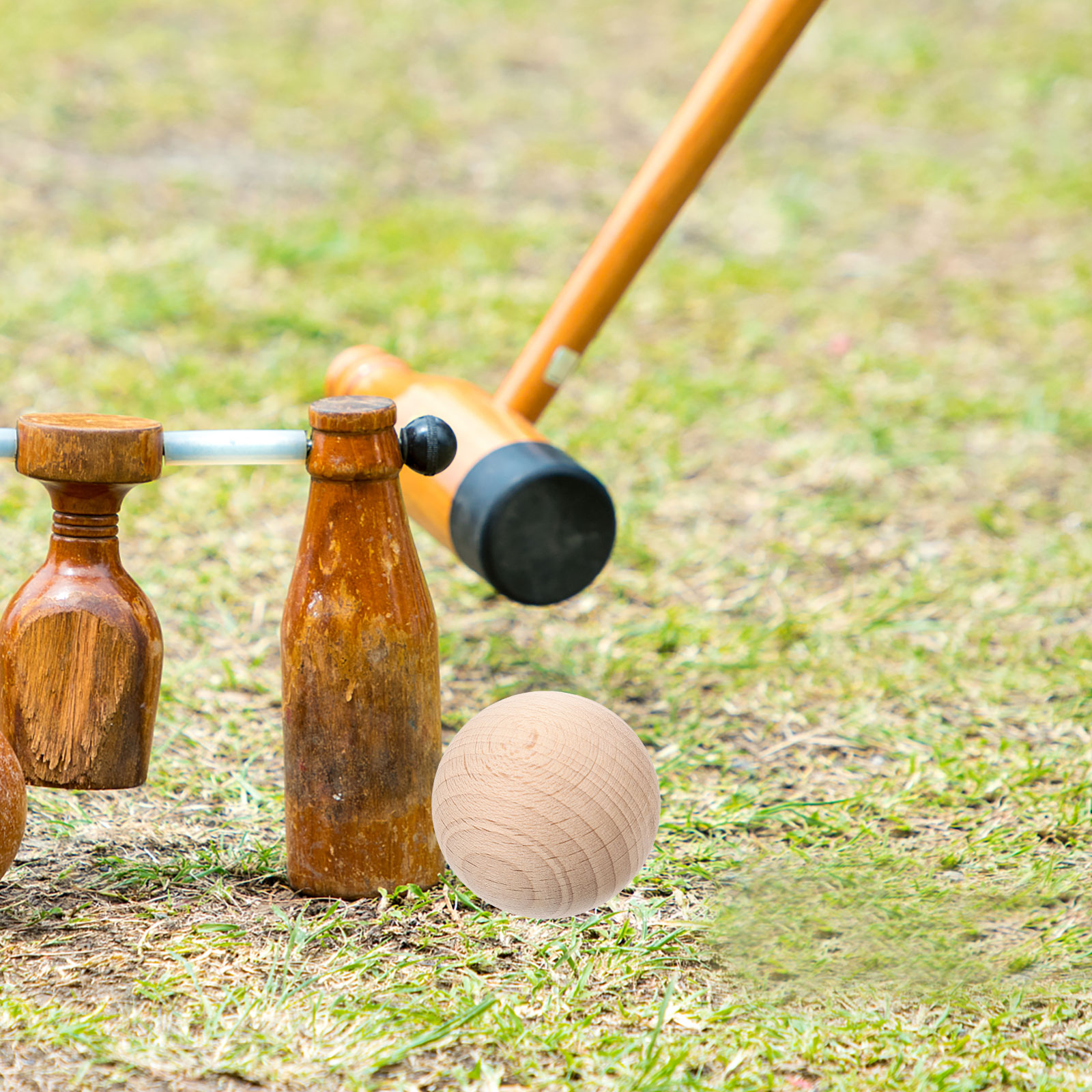 4 Шт Деревянные Боли Для Подростков И Детей Игровые Наборы Fun Bocce Balls 4.5X4.5X4.5Cm