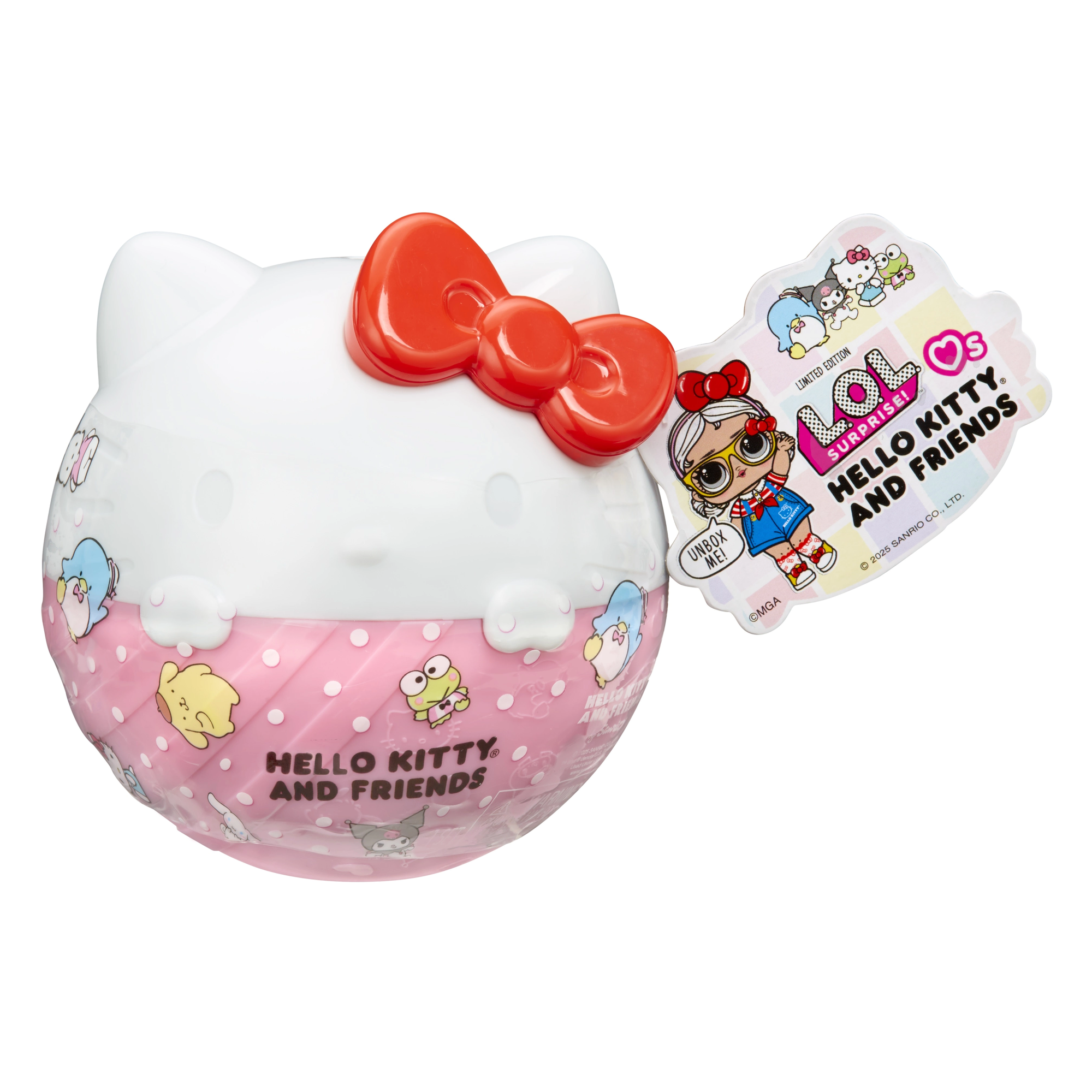 Кукла в шаре L.O.L. Surprise! - Loves Hello Kitty & Friends Tots / Хелло Китти и друзья (1 случайная игрушка)