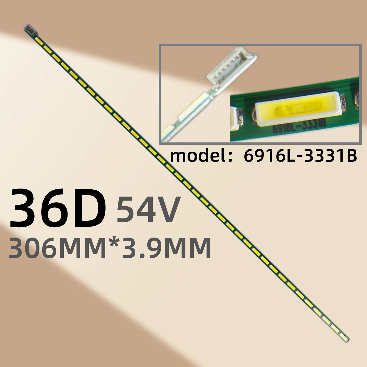 Светодиодная лента LM238WF1-SLK2 SLK1 36 LED 306 мм 54 В