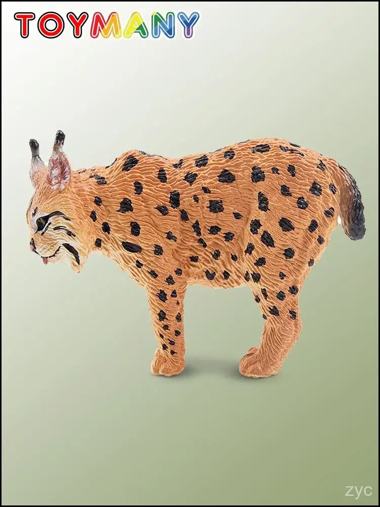 Toymany Фигурка животного, Коллекционная фигурка рыси, Подарок для детей