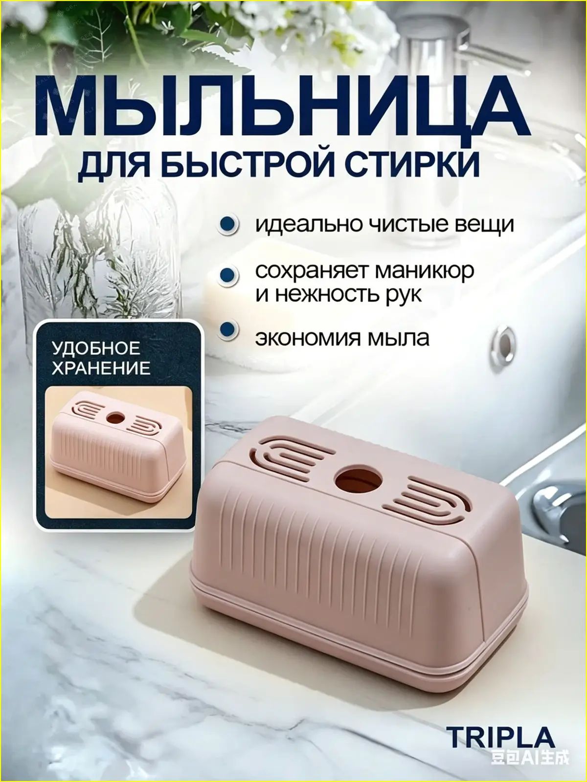 IKEA Мыльница "мыльница с роликами для стирки"-