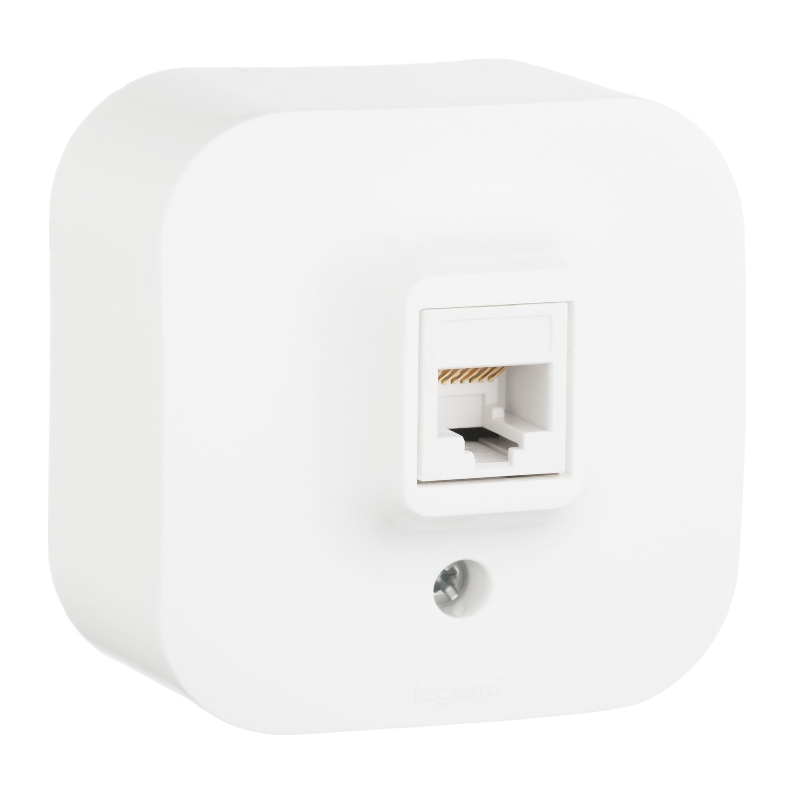 Розетка интернет RJ-45 UTP белая, Quteo, Legrand (IEK), арт. 7822241 (бывший 782224)