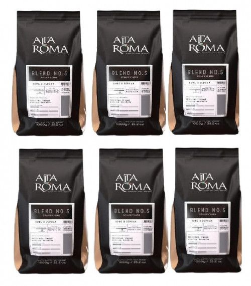 Alta Roma Кофе Blend №5, 1 кг, 6 упаковок