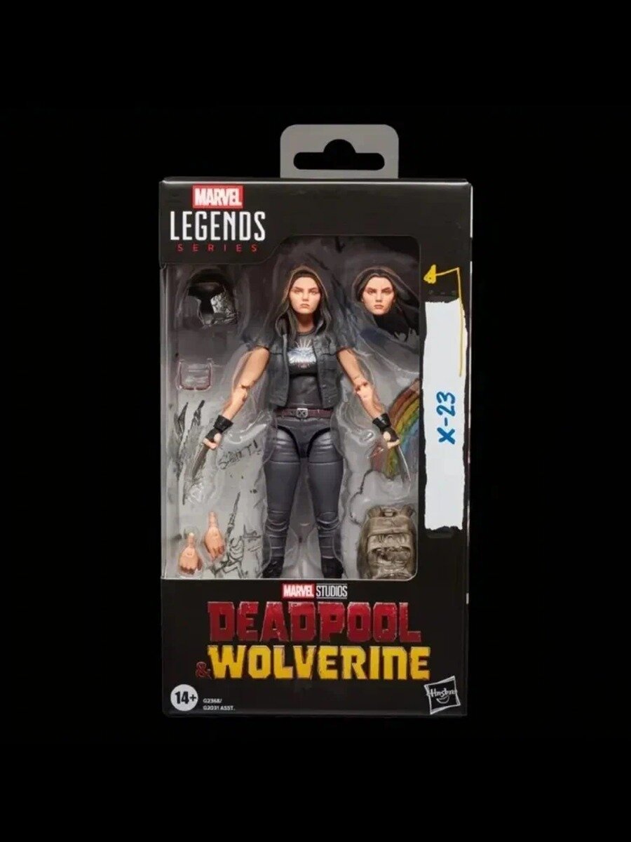Фигурка Hasbro Marvel Legends Toys 6-дюймовая подвижная кукла ручной работы, модель из фильма X-23 "Дэдпул и Росомаха"