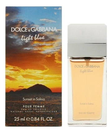 Туалетная вода Dolce & Gabbana Light Blue Sunset In Salina 25 мл женщинам - Лайт Блю Сансет Салина