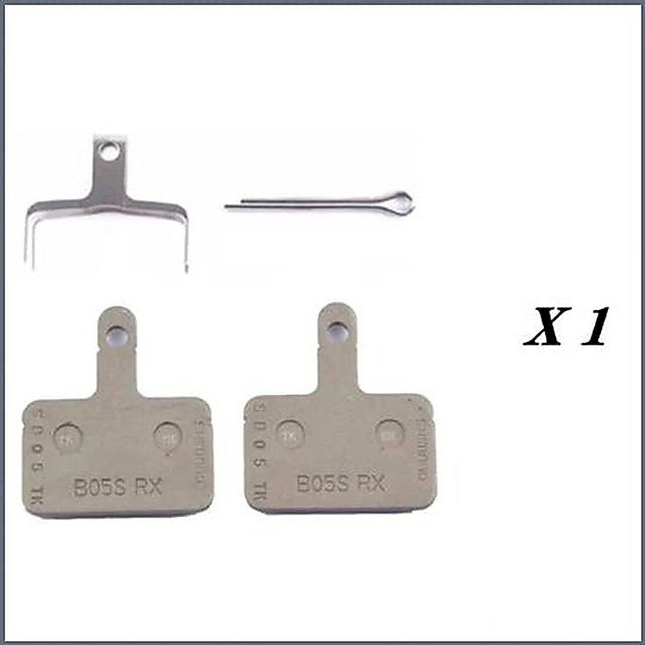 Тормозные колодки Shimano B05S, resin (полимер), 1пара, для дисковых тормозов