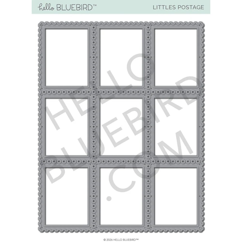 Вырубной штамп Lil' Bluebird Campfire Stories M8475-A set-2