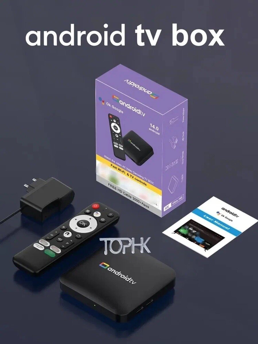Медиаплеер Tanix L3 2/16GB S905L3 смарт ТВ приставка Android 14 Караоке система