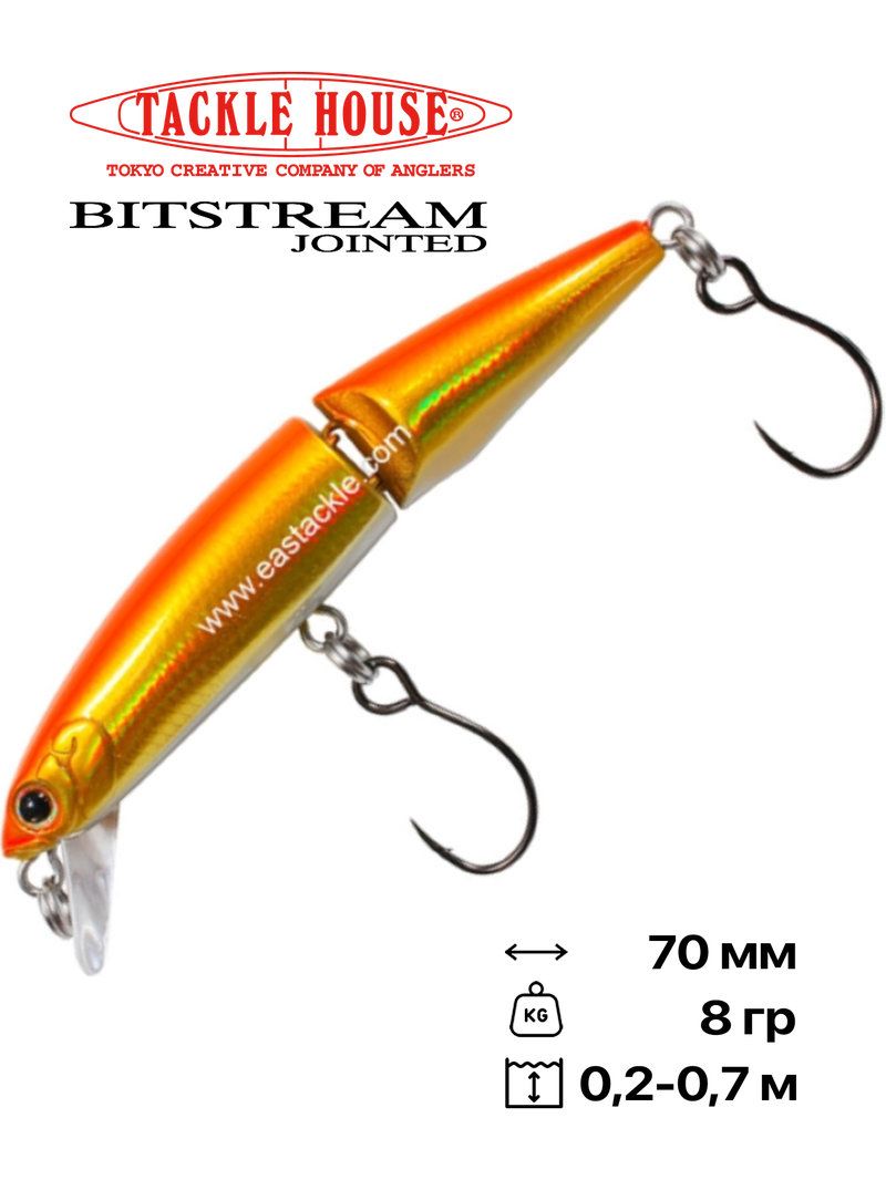 Воблер Tackle House Bitstream Jointed SJ70, 70 мм, 8 гр, #06