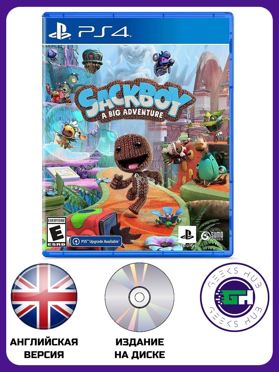 Игра Сэкбой: Большое приключение (Sackboy: A Big Adventure) для PlayStation 5, Blu-Ray, английская версия