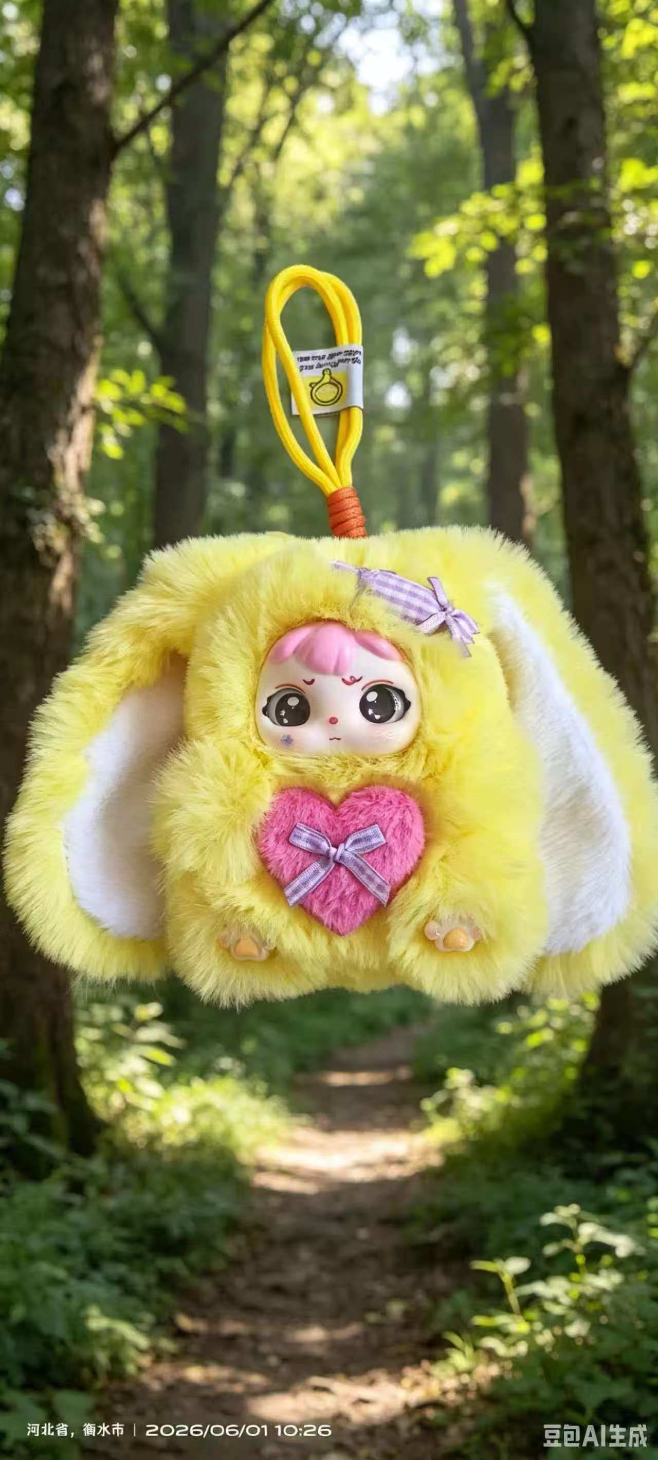 Милая мультяшная плюшевая кукла брелок для сумки ключи подарок на день рождения для детей 18 см желтый