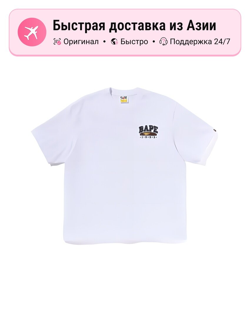 Футболка A BATHING APE Hand Draw Bape Relaxed Fit