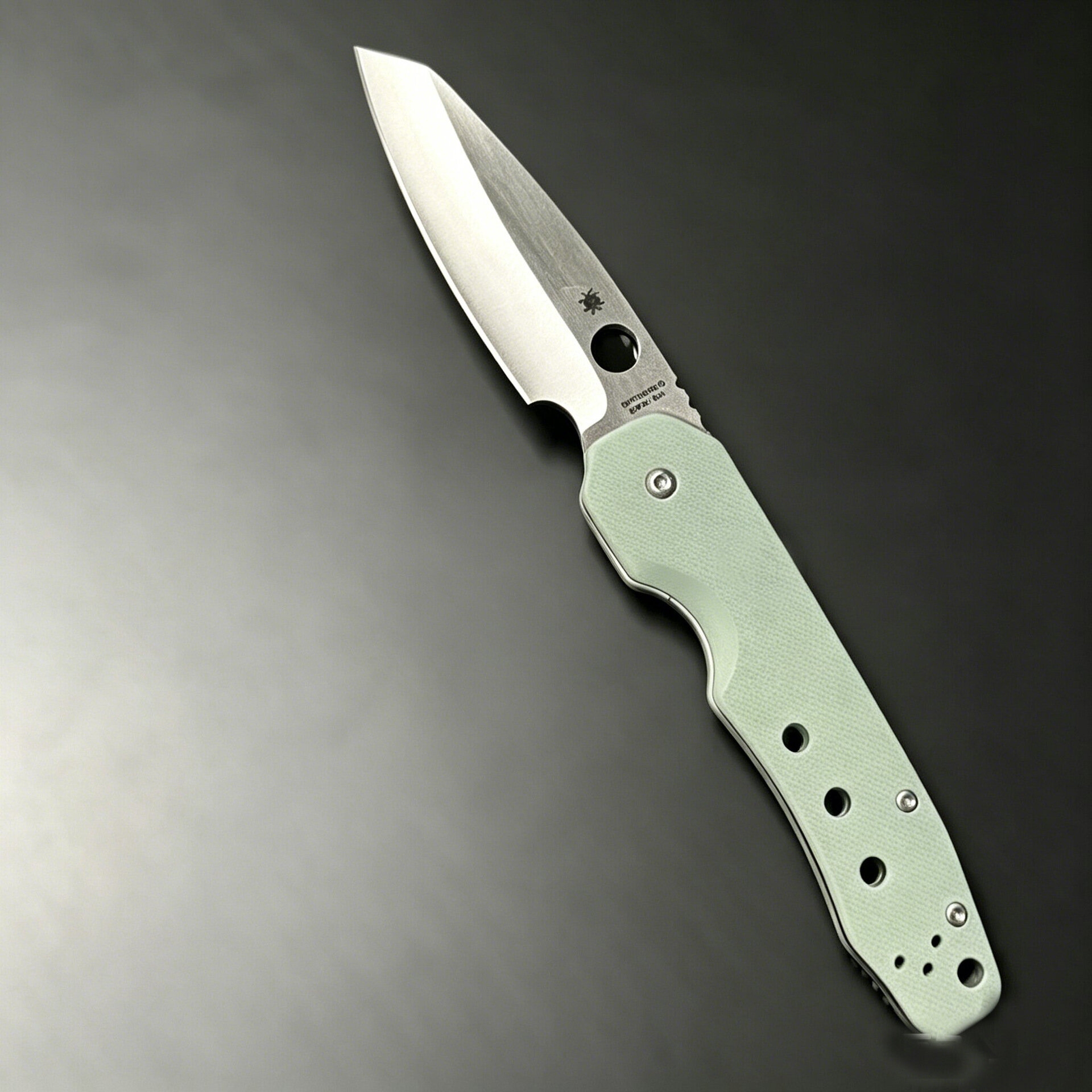 Складной нож Spyderco 240 с рукоятью из G10, многофункциональный уличный нож EDC, белый G10