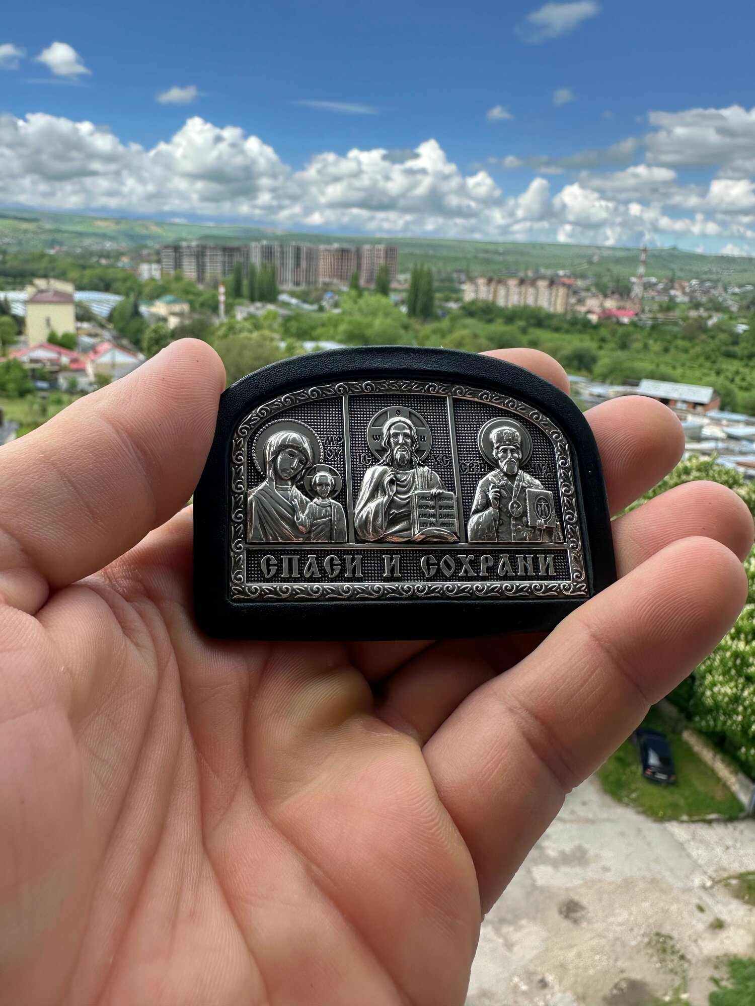 Икона в машину Триптих