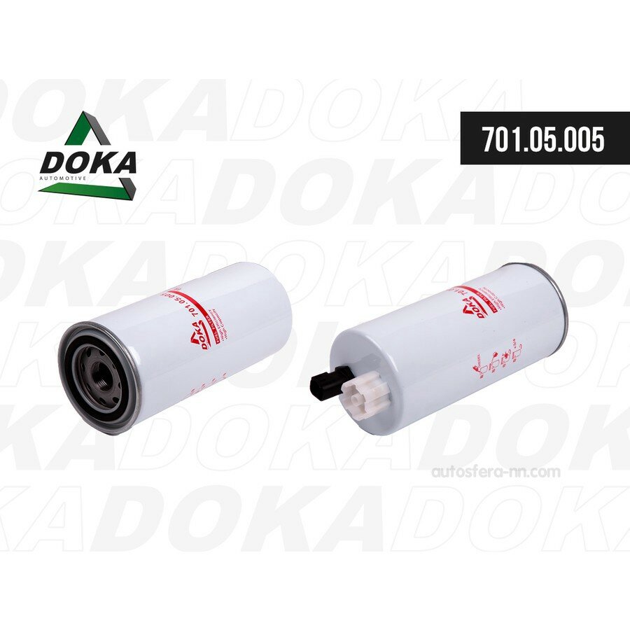 DOKA 70105005 Фильтр топливный (сепаратор) дв. Cummins \КАМАЗ/нефаз/DAF LF45