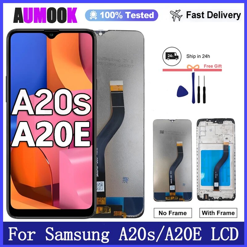 Замена ЖК-дисплея Samsung Galaxy A20s/A20e - Емкостный Сенсорный Экран (дигитайзер) A20e With frame