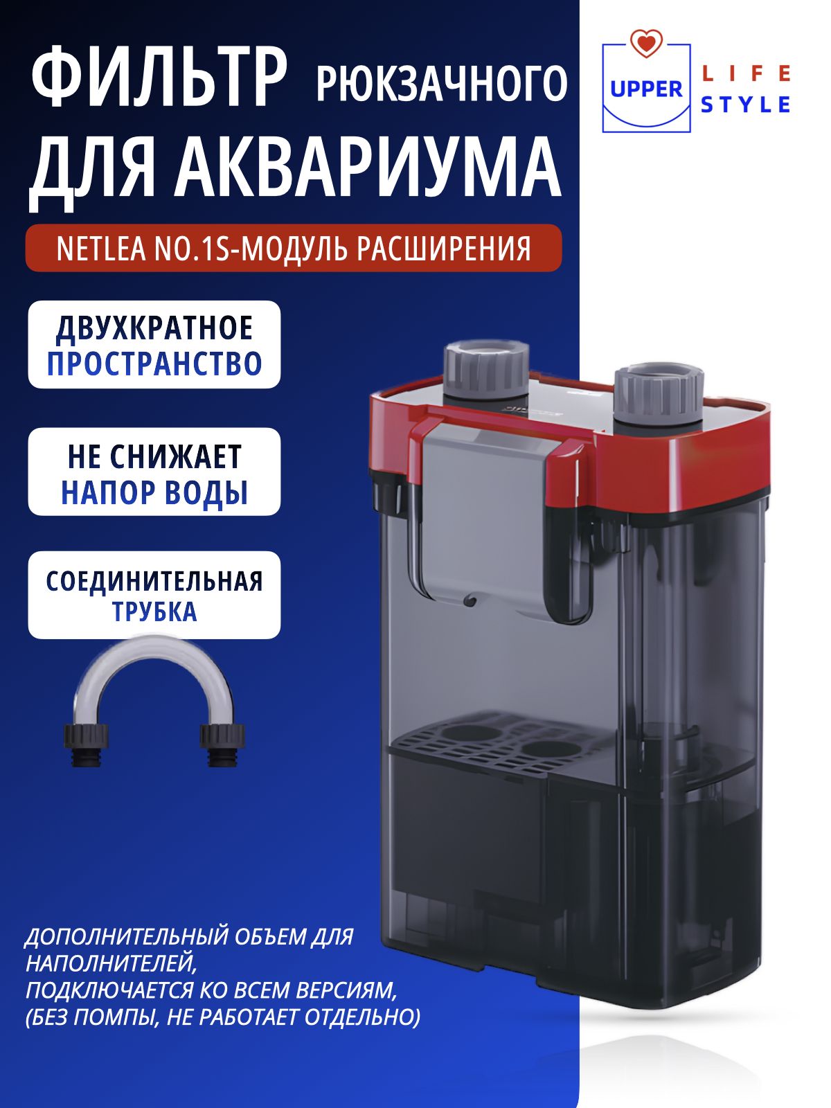 Фильтр рюкзачный для аквариума, NETLEA NO.1S Powerless