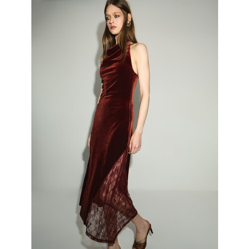 фото Платье zarina, размер 2xs (ru 40), терракот