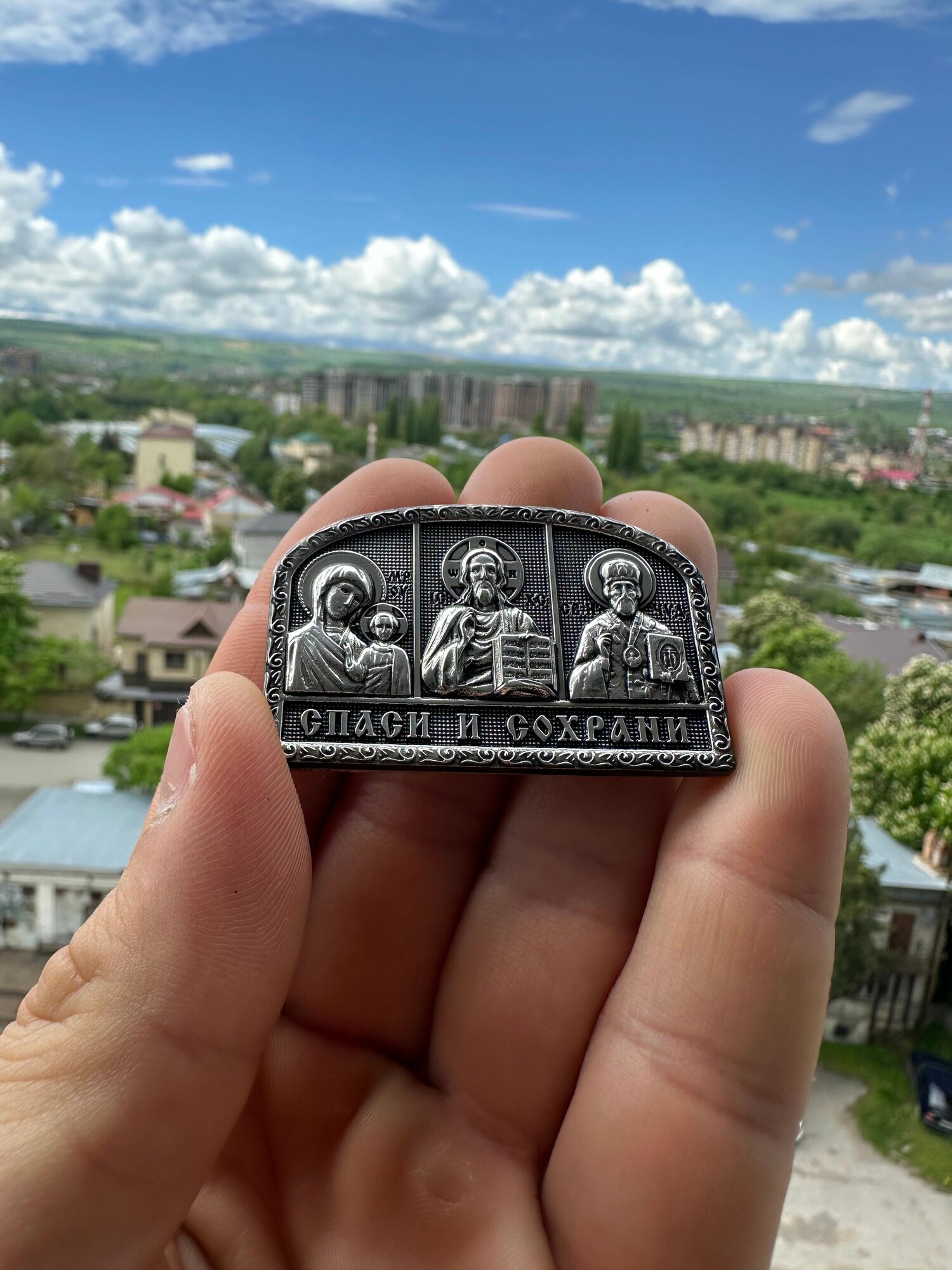 Икона в машину Триптих
