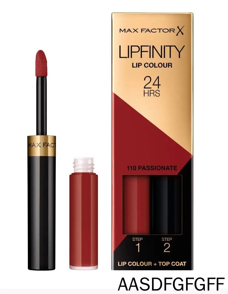 MaxFactor стойкая губная помада и увлажняющий блеск Lipfinity 110 Passionate
