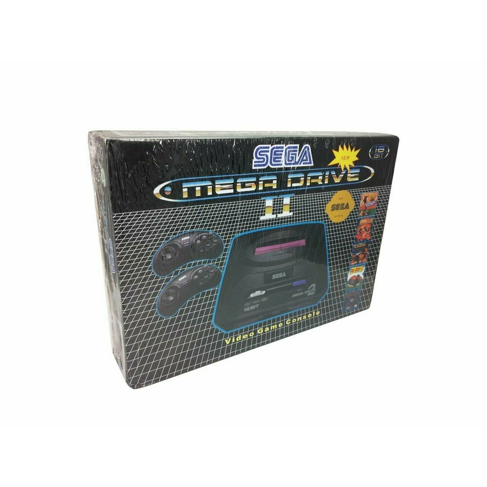 Игровая приставка Sega Mega Drive II, 16-битная, с геймпадами, 9-pin, AV-выход