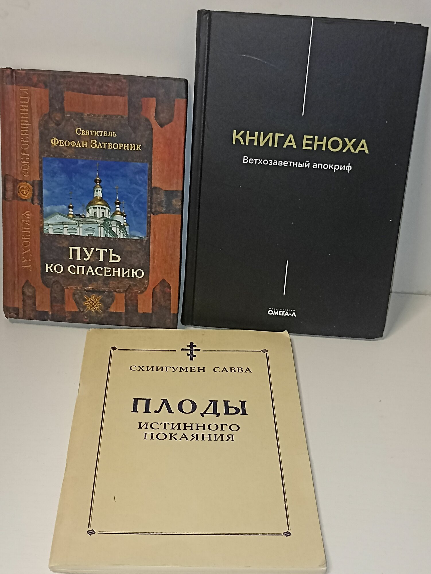 Схиигумен Саваа. Плоды истинного покаяния. Святитель Феофан затворник - Путь ко спасению. Книга Еноха- ветхозаветный апокриф. Православные книги