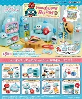 Коллекционные фигурки Sanrio Pudding Dogs Re-Ment Синий, 8Pcs J