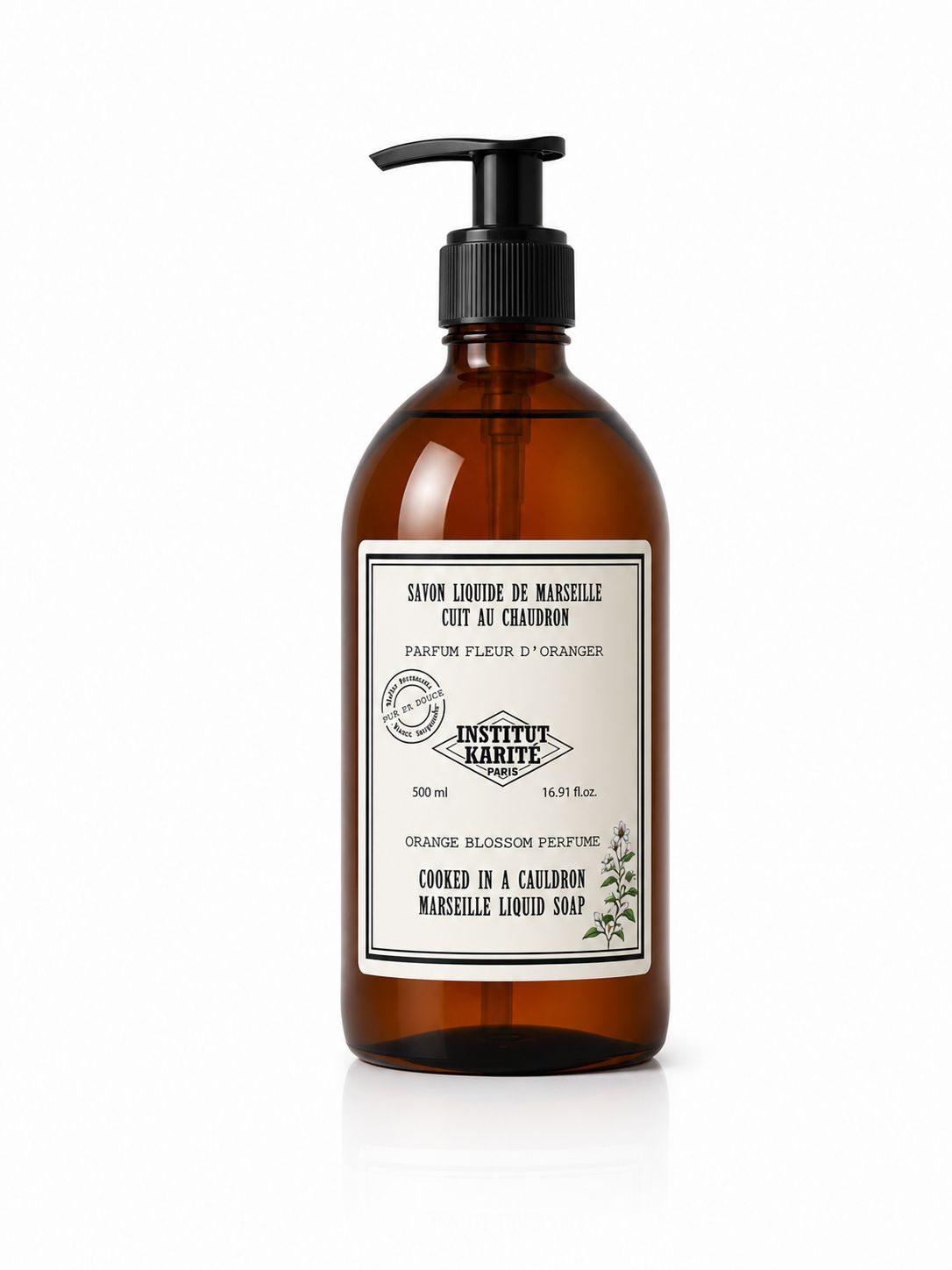 Жидкое мыло Institut Karite Liquid Soap Orange цветок Апельсина, 500 мл