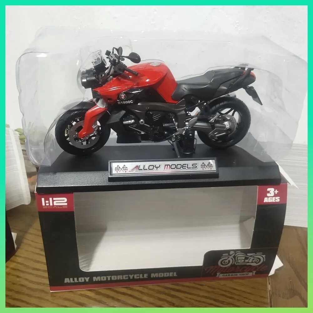 1/12 Модель BMW-R1800C с базой красный
