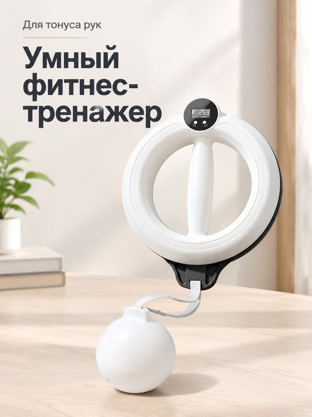 Тренажер для рук Maihe с LED-дисплеем и тремя режимами тренировки