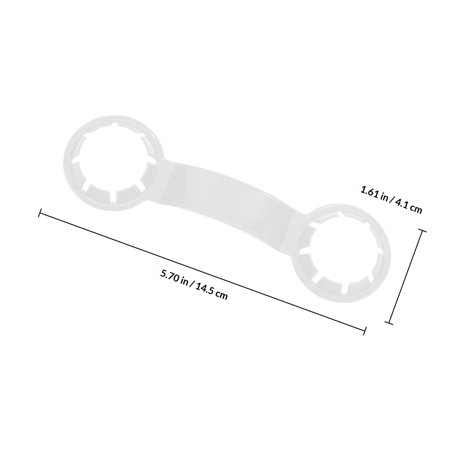 100 Штук Прочный Крепеж Для Бутылок Белый Размер 17.50X1.50X0.20Cm
