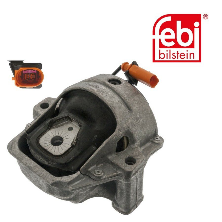 FEBI 43703 подушка ДВС передняя AUDI A4 ALLROAD B8, A4 B8, A5, Q5, PORSCHE MACAN