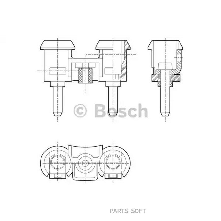 Звуковой сигнал Звуковой сигнал от официального дистрибьютора, BOSCH, артикул 0320223910