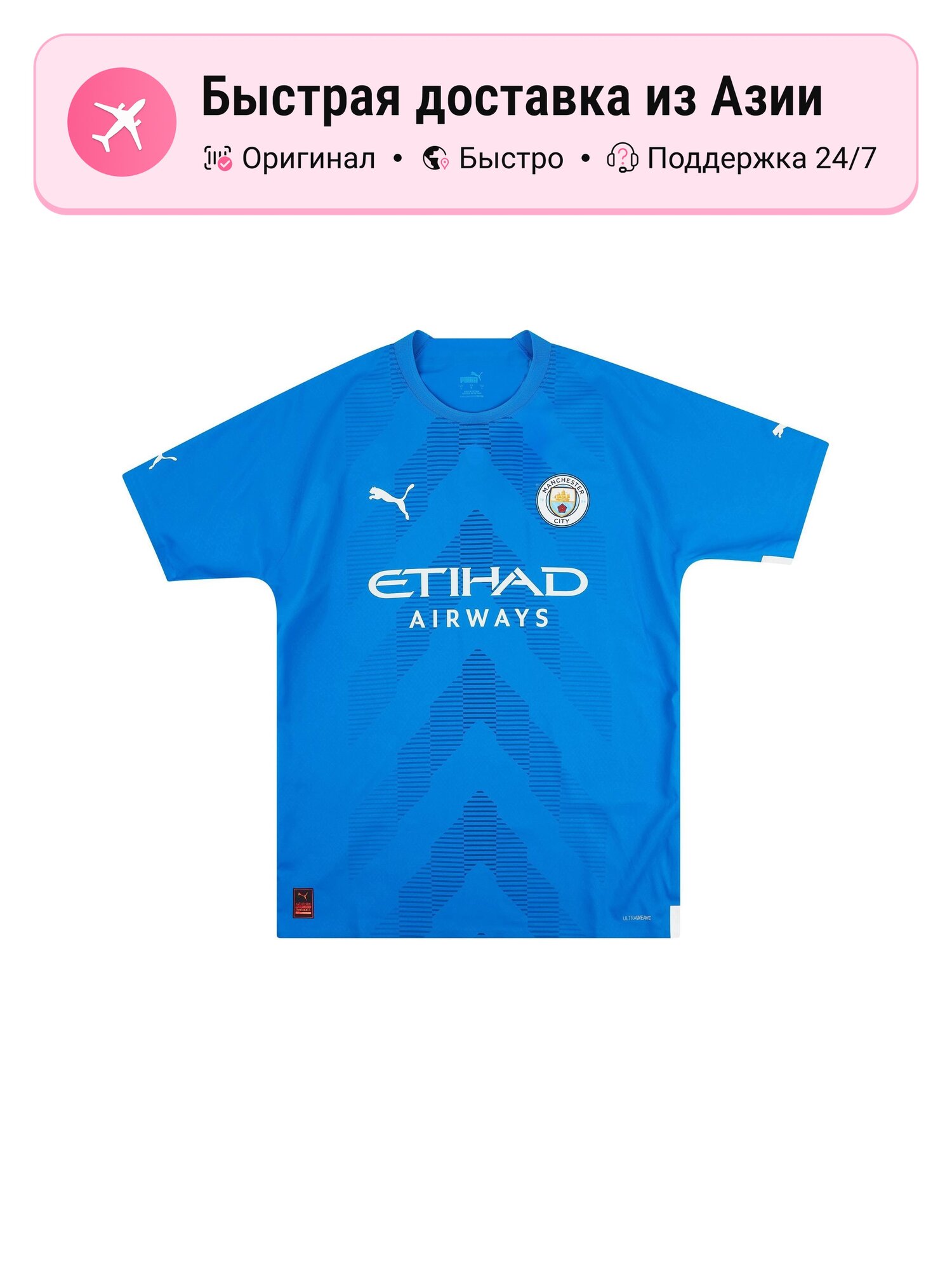 Футболка спортивная PUMA Manchester City Player Issue GK