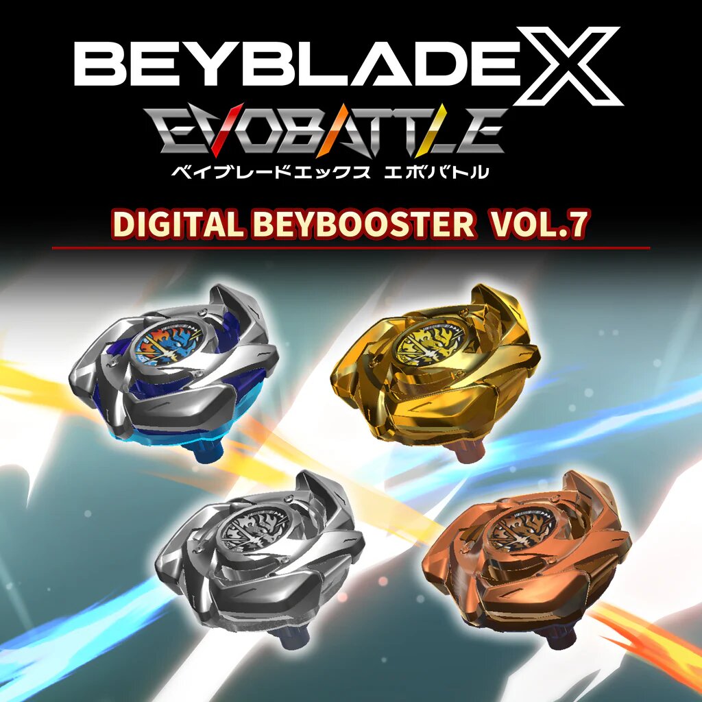 Дополнение BEYBLADE X EVOBATTLE DIGITAL BEYBOOSTER VOL.7, цифровое издание PlayStation 5, регион Турция / код пополнения баланса