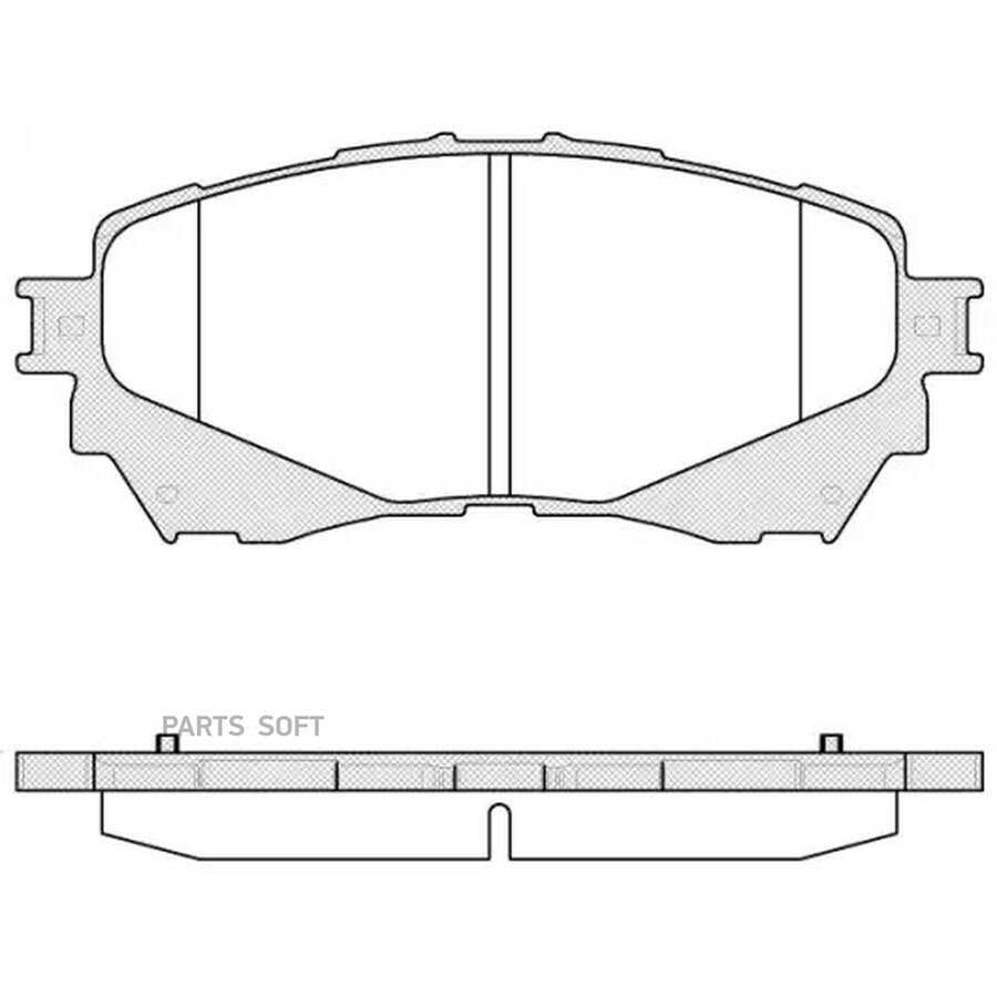 REMSA 153804 1538.04 1538 04 колодки дисковые п!\ Mazda 6 2.0/2.2D 12>