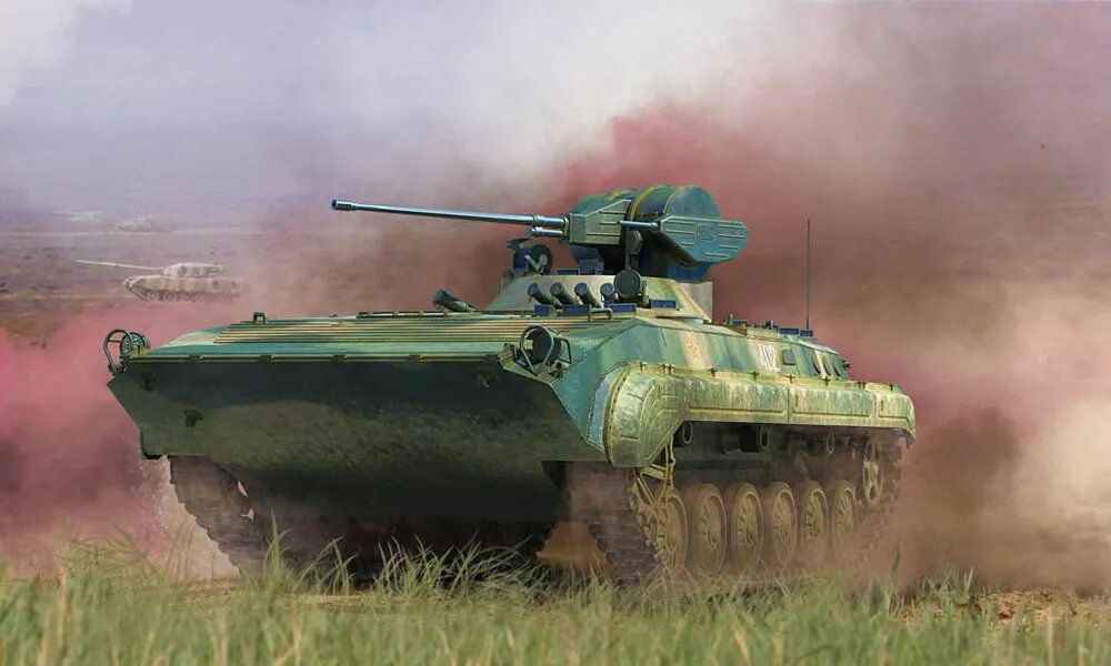 Трубач 05557 Китайская боевая машина пехоты ZBD-86A в сборе, модель 1/35