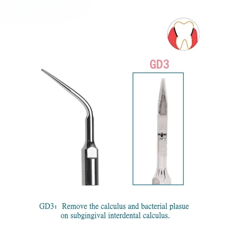 Насадки для стоматологического ультразвукового скалера EMS Woodpecker G1-G6 5 шт. 5PCS GD3