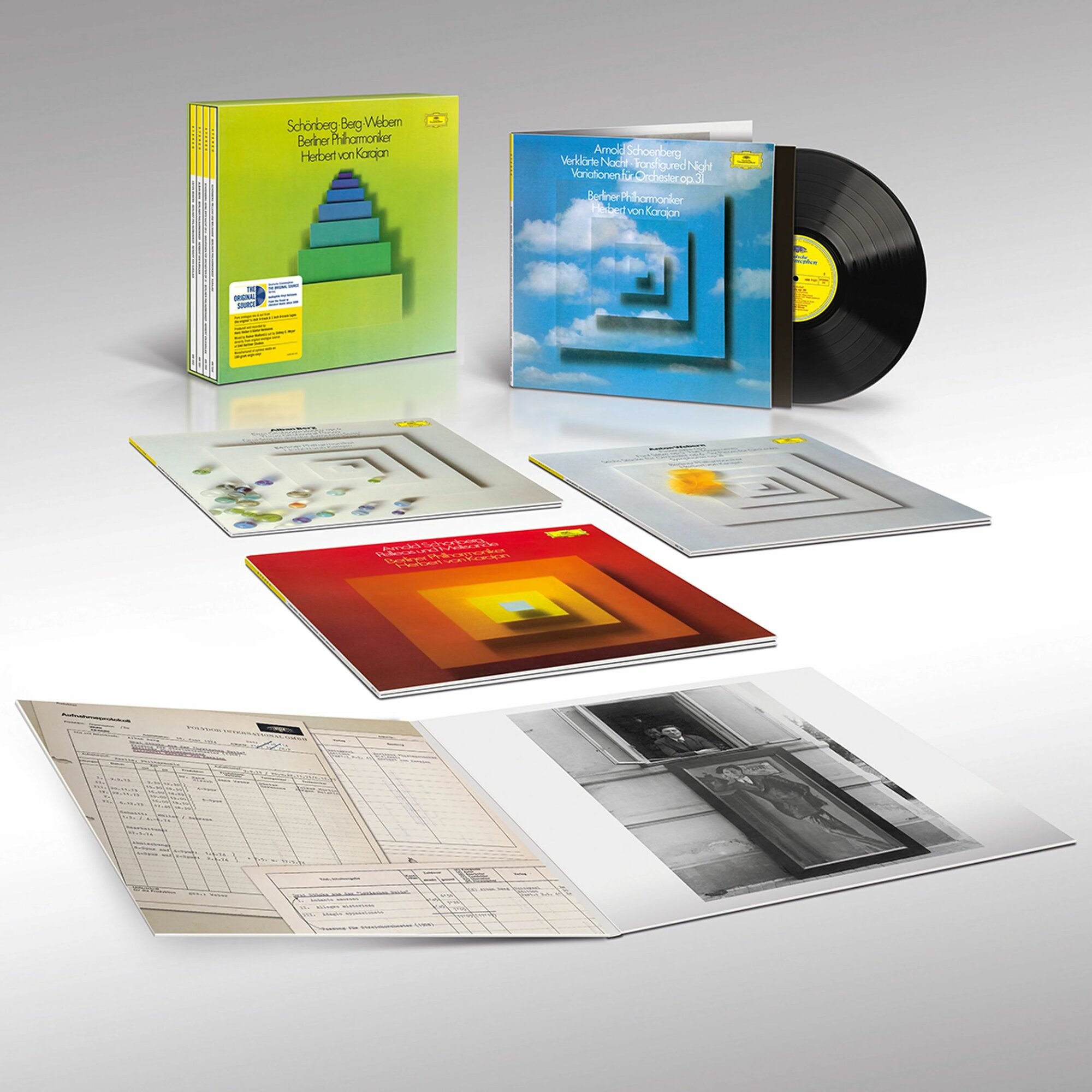 Виниловая пластинка Herbert von Karajan - Schoenberg/ Berg/ Webern (Analogue) (4LP) 2025, Box, Limited