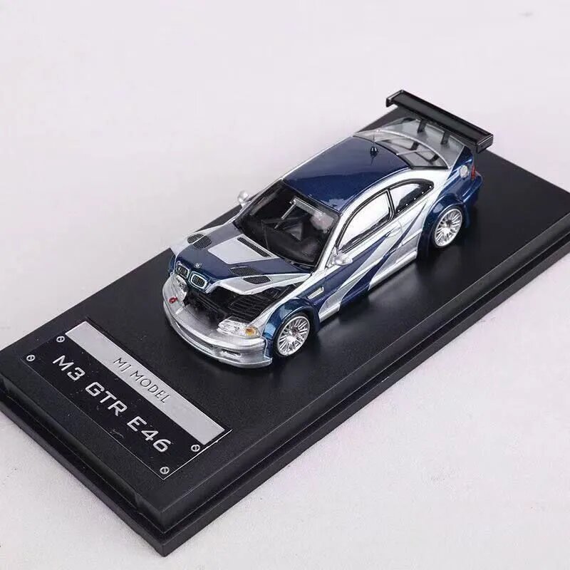 Литая модель автомобиля BMW M3 GTR E46 1:64